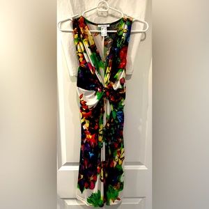 Venus Floral Print Tie Back Dress Size Small